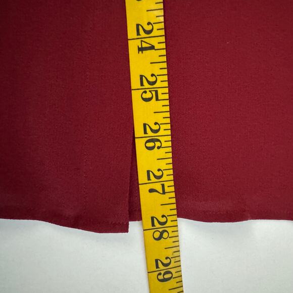 EILEEN FISHER Blouse XL Georgette Crepe Classic Collard Button Down Silk Career - Picture 12 of 12